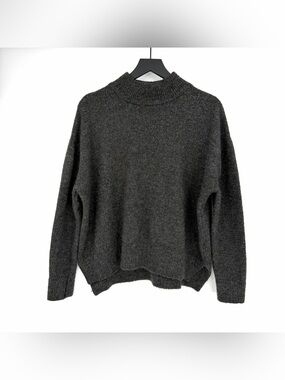 DRESS FORUM Turtleneck Sweater Charcoal Grey L